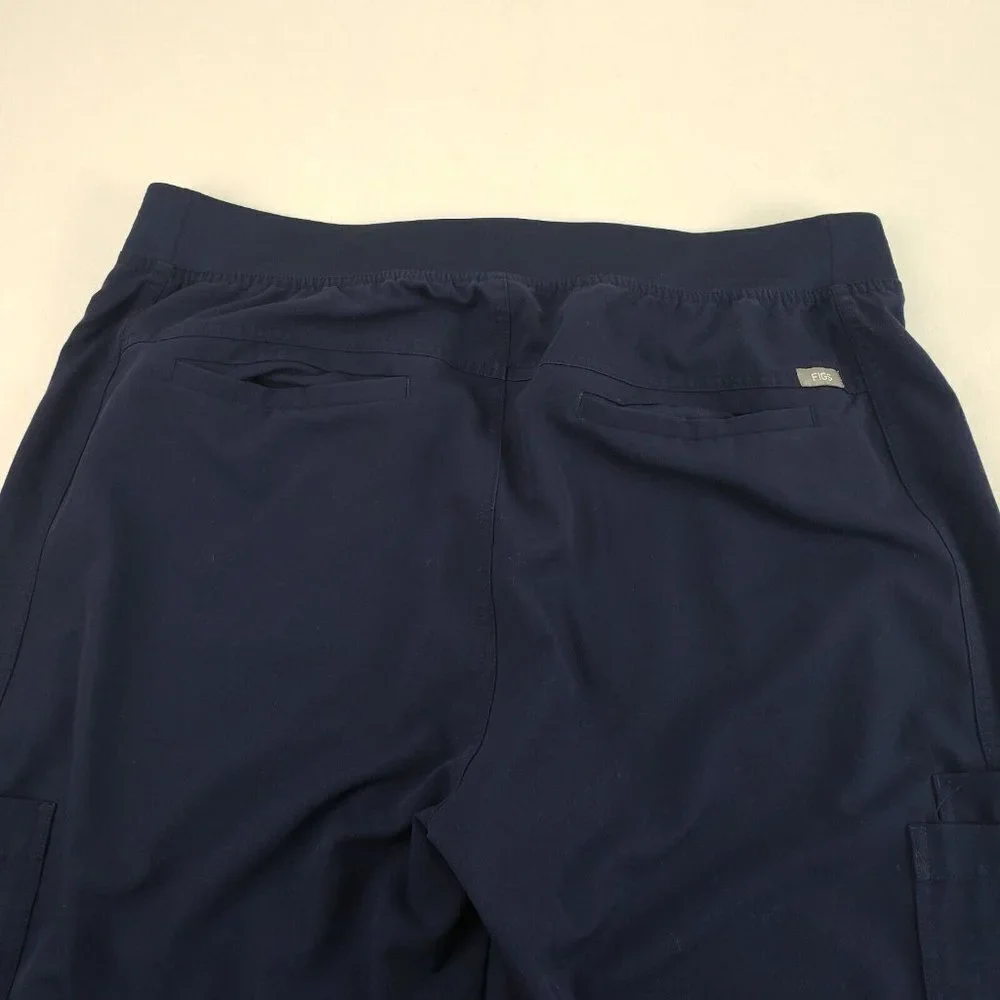 FIGS Axim Cargo Scrub Pant Mens XL Blue Double Pocket T2001 Technical Collection